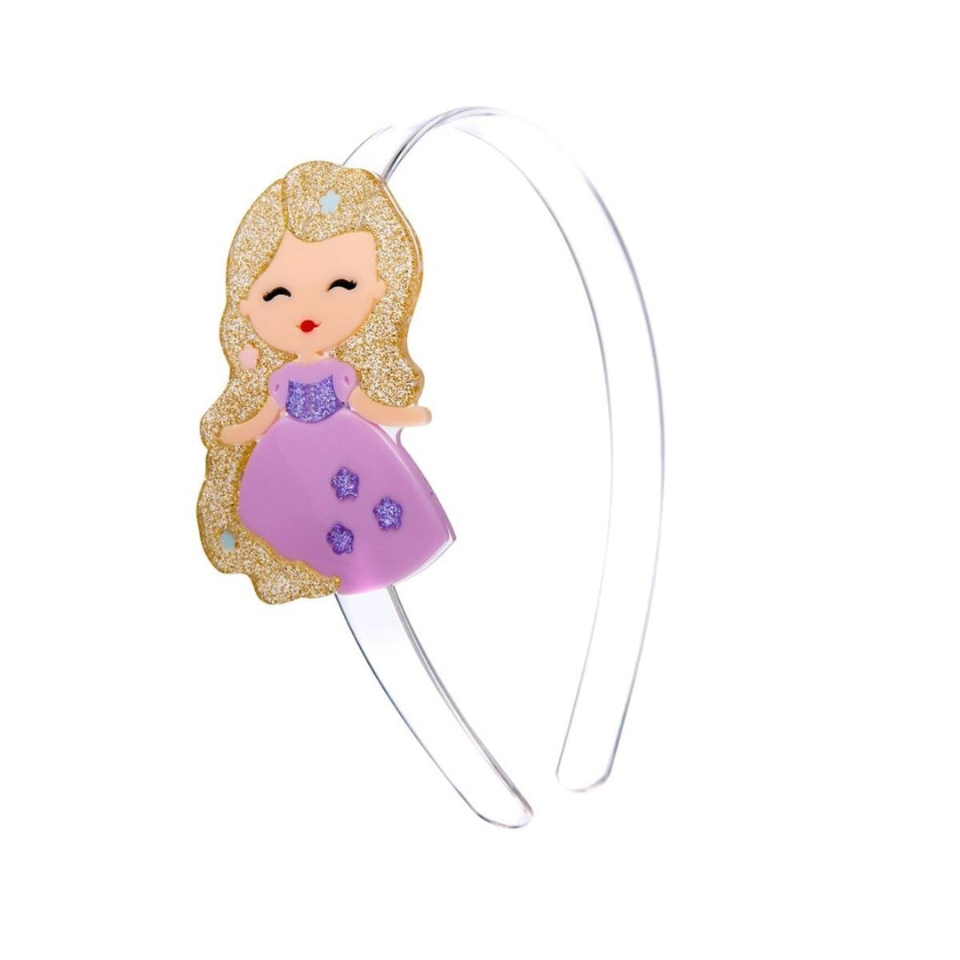 Cute Doll Purple Dress Headband - Lush Lemon - Children's Accessories - Lilies & Roses - 07814078141