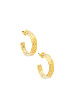 Daphne Open Hoop Earring - Lush Lemon - Women&