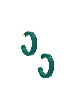 Daphne Open Hoop Earring - Lush Lemon - Women&