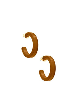 Daphne Open Hoop Earring - Lush Lemon - Women&