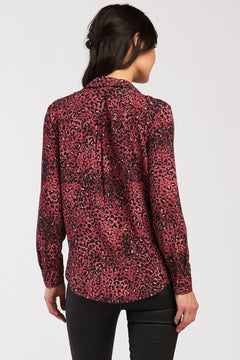 Elini Long Sleeve Leopard Top