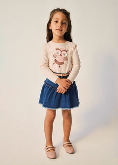 Embroidered Long Sleeve T-Shirt
