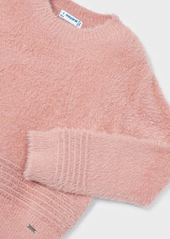 Faux Fur Knit Sweater