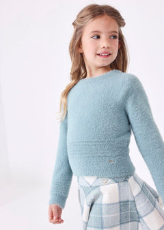 Faux Fur Knit Sweater
