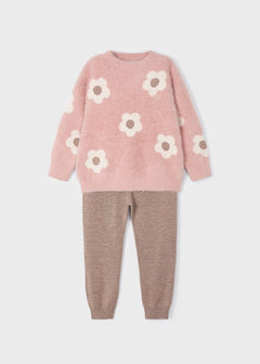 Faux Fur Sweater &amp; Pants Set