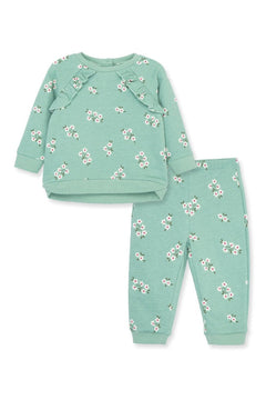 Garden 2Pc Sweatshirt Set - Lush Lemon - Children&