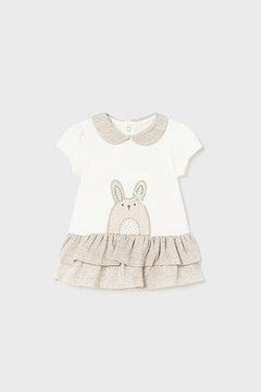 Girls Bunny Dress - Lush Lemon - Children&