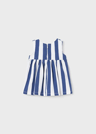 Girls Striped Dress Noche - Lush Lemon - Children's Accessories - Mayoral - 8445445816571