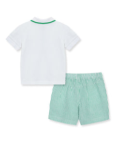 Golf Polo Short Set - Lush Lemon - Children&