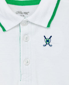 Golf Polo Short Set - Lush Lemon - Children&
