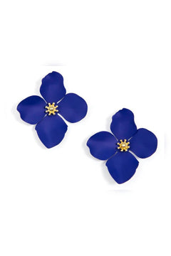 Greta Flower Stud Earring - Lush Lemon - Women&