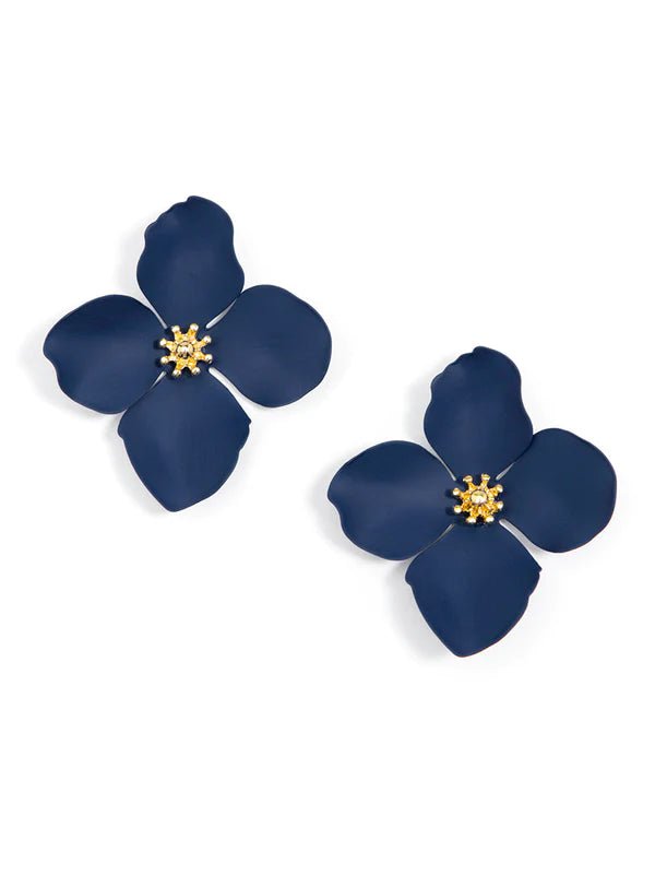 Greta Flower Stud Earring - Lush Lemon - Women's Accessories - Zenzii - 260226026