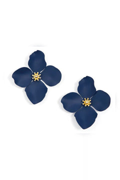 Greta Flower Stud Earring - Lush Lemon - Women&