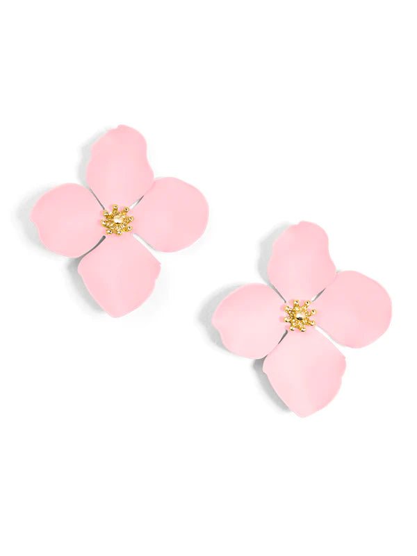 Greta Flower Stud Earring - Zenzii - Lush Lemon