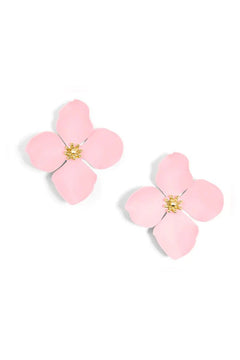 Greta Flower Stud Earring - Lush Lemon - Women&