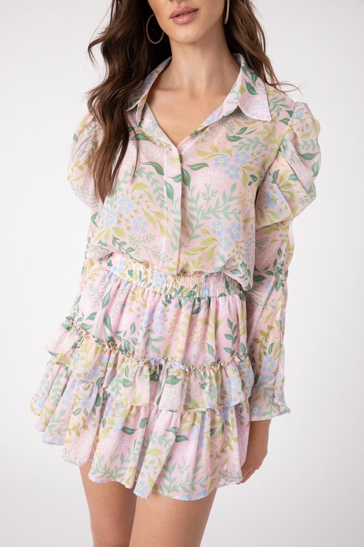 Harlow Dress Wildflower - Lush Lemon - Women's Clothing - Sincerely Ours - 12834