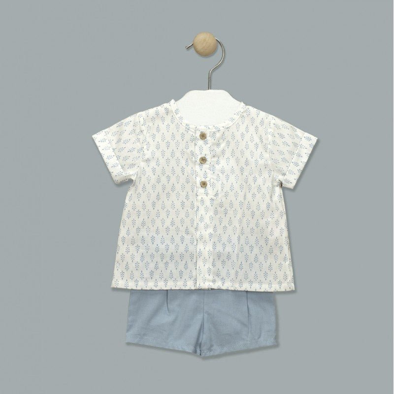 Idun Boys Polo & Short Set Blue - Lush Lemon - Children's Clothing - Babidu - 8434394785304