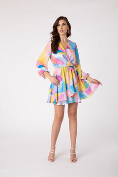 Isla Dress Artsy - Lush Lemon - Women&