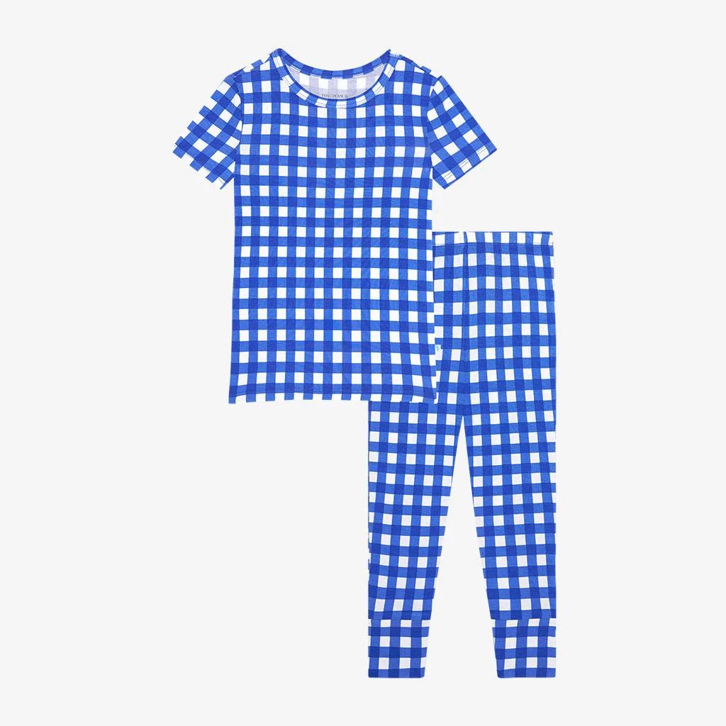 Joshua Short Sleeve Pajama - Lush Lemon - Children's Clothing - Posh Peanut - 196137215629