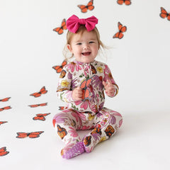 Kaavia Footie Ruffled Zippered - Lush Lemon - Children&