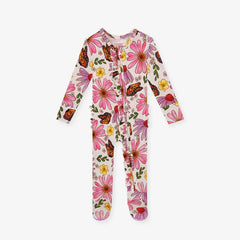 Kaavia Footie Ruffled Zippered - Lush Lemon - Children&