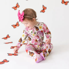 Kaavia Footie Ruffled Zippered - Lush Lemon - Children&
