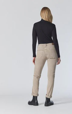Kathleen Slim Boyfriend Nude Jeans - Lush Lemon - Women&