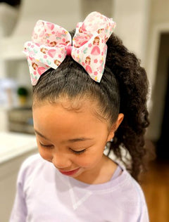 King Princess &amp; Dance Themed Hair Bows - Lush Lemon - Children&