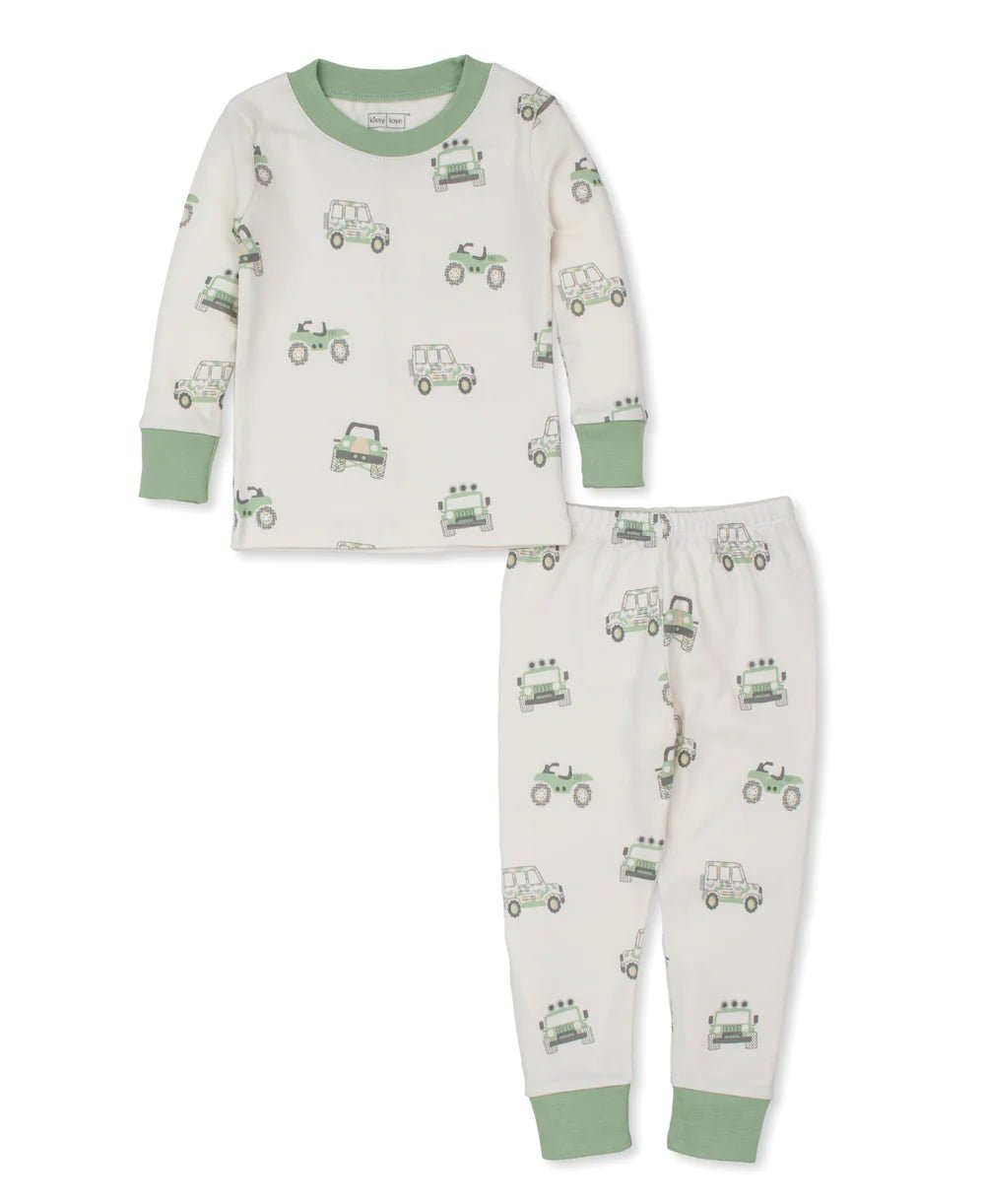 Kissy Love Nature Adventure Toddler Pajama Set - Lush Lemon - Children's Clothing - Kissy Kissy - 195165145755