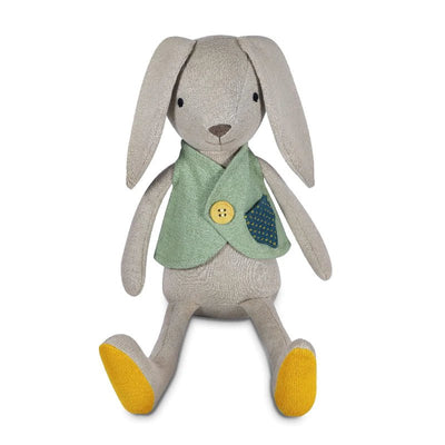 Knit Bunny Plush Organic - Lush Lemon - Children's Accessories - Apple Park - 8461880030839