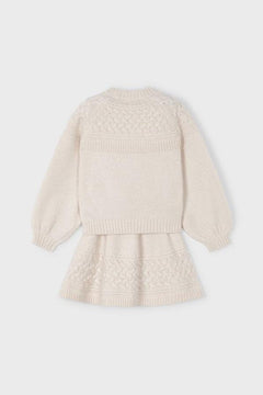 Knit Skirt &amp; Sweater Set - Lush Lemon - Children&