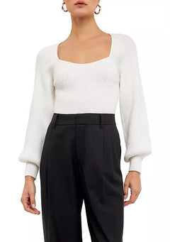 Knitted Top - Lush Lemon - Women&