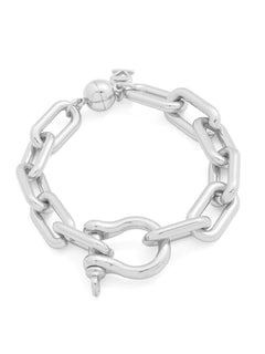 Large Horseshoe Charm Link Bracelet - Lush Lemon - Women&
