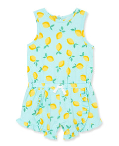 Lemon Knit Romper - Lush Lemon - Children&