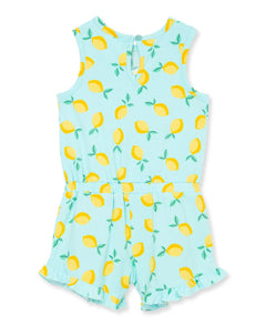 Lemon Knit Romper - Lush Lemon - Children&