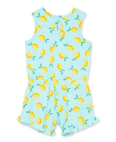 Lemon Knit Romper - Lush Lemon - Children's Clothing - Little Me - 745644909875