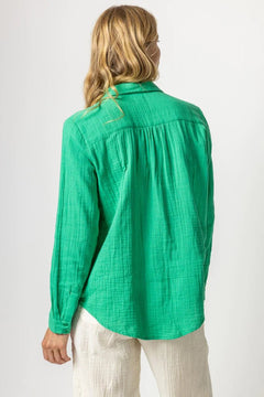 Long Sleeve Button Down Graden - Lush Lemon - Women&