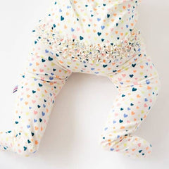 Love At Furst Site Footie - Lush Lemon - Children&