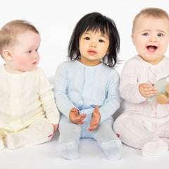 Love Lines Pointelle Footie Tofu Cotton - Lush Lemon - Children&