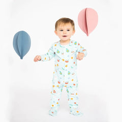 Love You Brunch Magnetic Footie - Lush Lemon - Children&