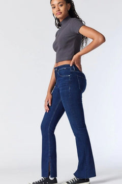 Maria Slit Hem Flare - Lush Lemon - Women&