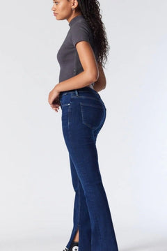 Maria Slit Hem Flare - Lush Lemon - Women&