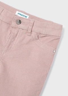 Metallic Shimmer Corduroy Leggings - Lush Lemon - Children&