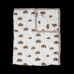 Muslin Quilted Throw Blanket - Lush Lemon - Children&