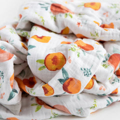 Muslin Quilted Throw Blanket - Lush Lemon - Children&
