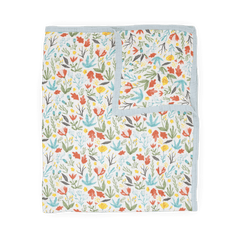 Muslin Quilted Throw Blanket - Lush Lemon - Children&