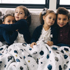 Muslin Quilted Throw Blanket - Lush Lemon - Children&
