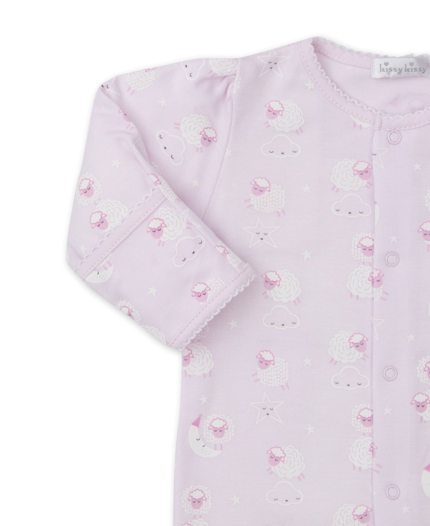 Night Lammies Pink Zip Footie - Lush Lemon - Children's Clothing - Kissy Kissy - 195165105476