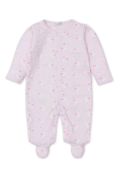 Night Lammies Pink Zip Footie - Lush Lemon - Children&