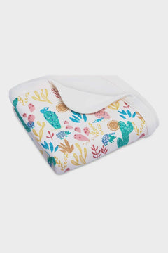 Organic Cotton Baby Blanket - Lush Lemon - Children&